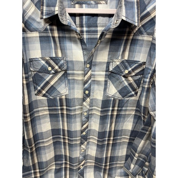 BKE Men's Pearl Snap Shirt size XL - Picture 5 of 5